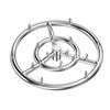Skyflame 12-Inch Round Stainless Steel Fire Pit Jet Burner Ring