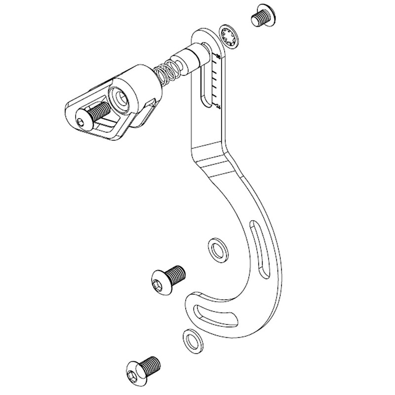 Reverse E-Chain Guide for Shimano Steps 7000-8000 2 Screws Attachment