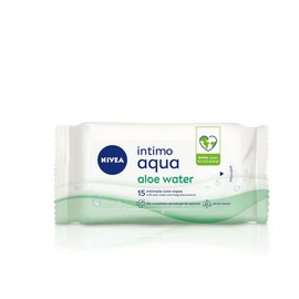 Nivea Intimo Intimate Cleansing Wipes Aloe 15 Pieces (Pack of 3)