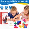 Tangram Magnetic IQ Puzzle Games Curious and Fun Travel Game