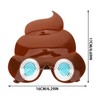 Funny Sunglasses, 1 Pcs Party Glasses Poop Shape, Novelty Party