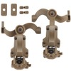 Multi-Angle Rotation Tactical Helmet Rail Adapter for Tactical Headset Fit