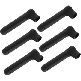 STOBOK Cubierta Protectora de Silicona Fácil de Instalar para Manijas de Puerta Negro Antideslizante Paquete de 6 Piezas Adecuado para Seguridad de Niños y Personas Mayores