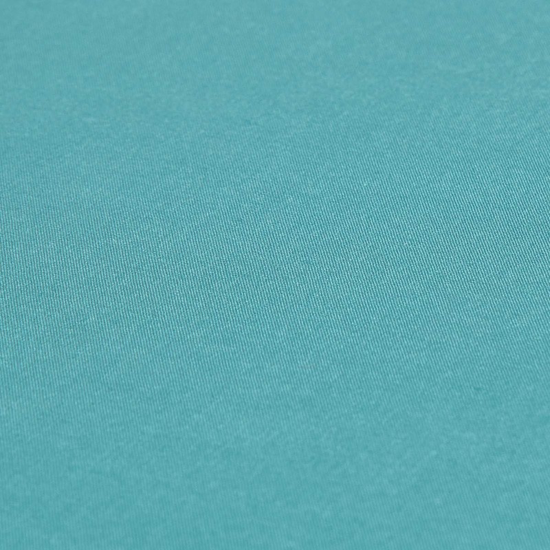 HOMESCAPES Teal Extra Deep Fitted Sheet (18”) Single 200 TC