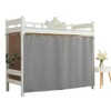 Teanea Solid Bottom Bunk Bed Blackout Curtains Privacy Cloth Single