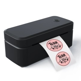 W-Marklife X4 Imprimante Shipping Portable Thermal Label Printer Business 4x6 Inch ROHS Certified USB/Wireless Warehouse Usecolor: Black, model number: X4
