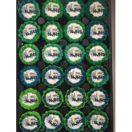 2" Round Pre-Cut Edible Images For Your Cupcakes NJHS National Junior Honor Society!