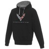 JH DESIGN GROUP Men's Chevy Corvette C8 Pullover Hoodie Red