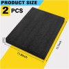 Yeecheng 2 Pcs 12 x 16 x 1INCH Black Polyurethene