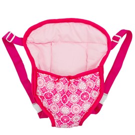 Doll Accessories Baby Doll Carrier Toys Baby Dolls Backpack for 12-18 Inch American OG Doll (Rose)