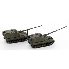Pit Road SGK04 1/144 SGK Series Ground Self-Defense Force Type 99 Self-Propelled 6.1 inches (155 mm) Crown Gun Plastic Model