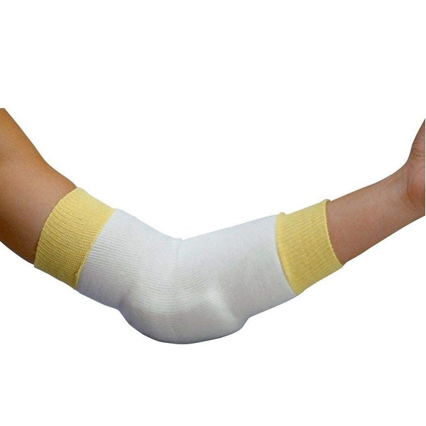 Rolyan Elbow / Fersenschutz, Paar Klein 9" Heel oder Ellenbogen Ärmel mit Gel Pad schützt die Haut, Knit Unterstützung Verhindert, dass Ulzerationen, Ellenbogenschutz für Ältere
