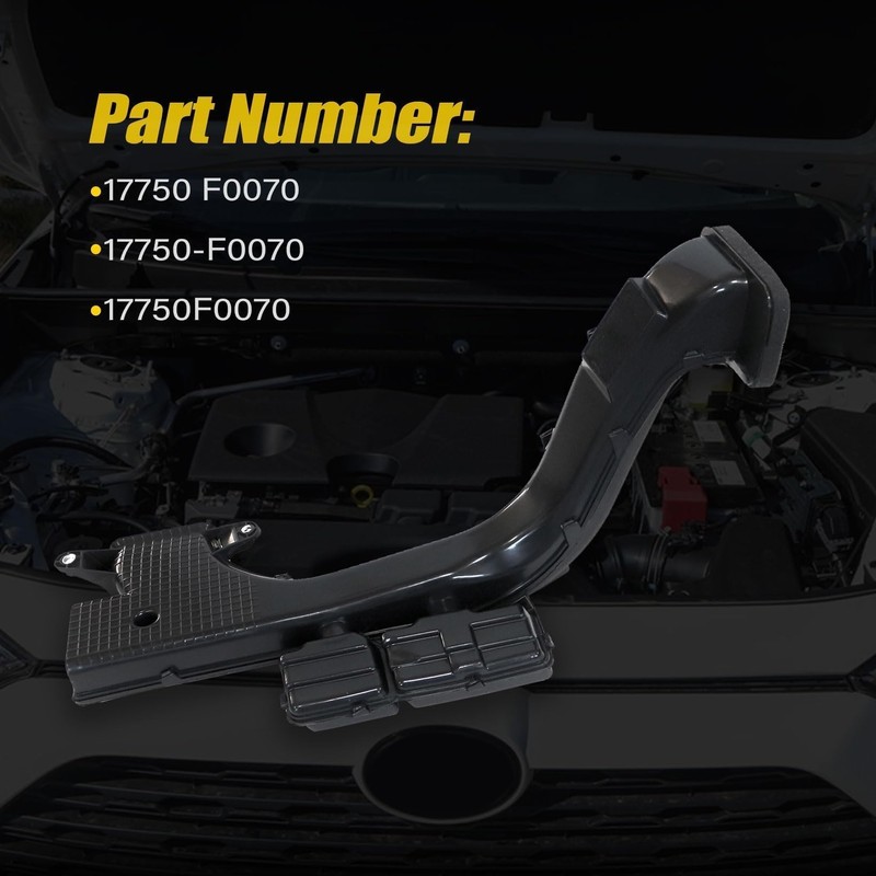 NLQR Air Filter Intake Hose Pipe Tube, Compatible with Toyota