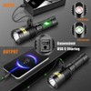 UniqueFire Portable Tactical Mini Flashlight, 1602 3 Modes LED Flashlight
