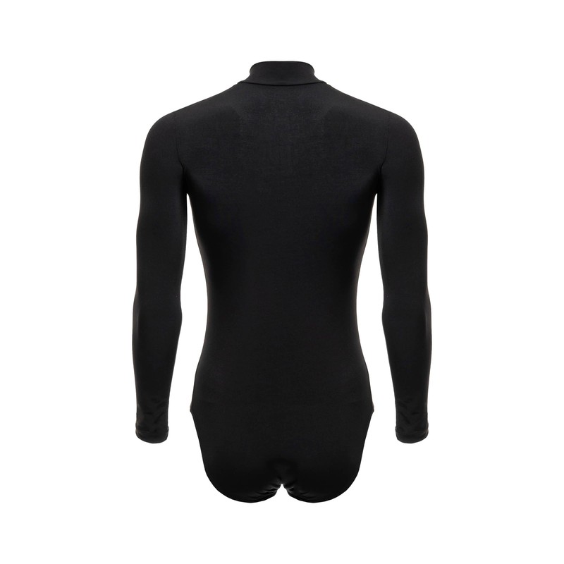 Men's Latin Dance Leotard, black