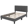 Novilla Queen Size Bed Frame Upholstered Platform Queen Bed Frame