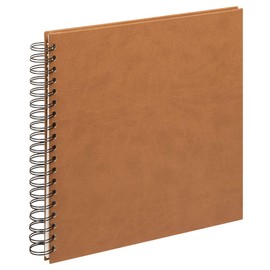 Walther design Spiral Album, Brown, 26 x 26 cm