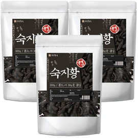 Domestic rehmannia glutinosa 300g (3 packs) (9 sachets) Rehmannia glutinosa tea / 국산 숙지황 300g 3개 (9증9포) 숙지황차