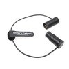 Low-Profile 3 Pin XLR Male to Female Cable Original Plug