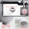 Kitchen Sink Collection, 114mm Kitchen Stainless Steel Sink Drain Strainer