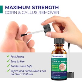 Corn Removers for Toes: Liquid Salicylic Acid Corn Removers for Feet - Corn Callus Remover for Feet Extra Strength (15ml)