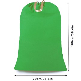 Juiceferge Heavy Duty Laundry Bag with Drawstring and Handle, Extra Large Travel Laundry Bag for Laundroons and Household, Heavy Duty Rip-Stop Laundry Hamper, 28" x 40"