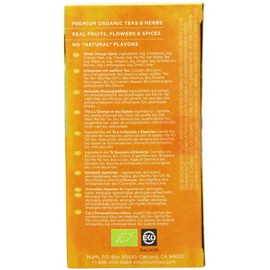 Numi Orange Spice White Tea Bags, 16/Box (10240)
