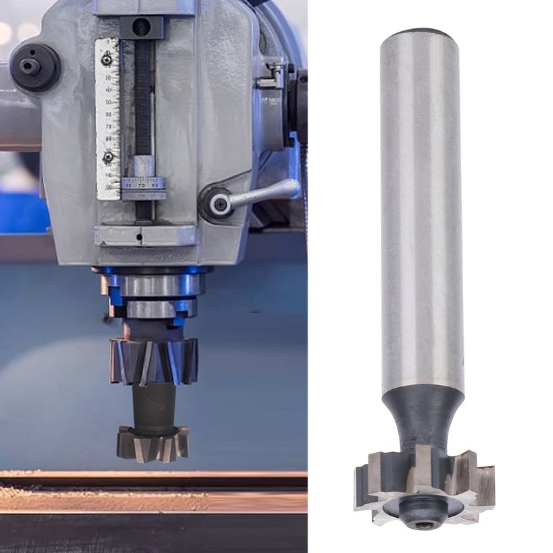 T Slot Cutter Bit HSS High Speed Steel Straight Shank