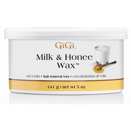 GiGi Milk & Honee Wax for Hair Waxing / Hair Removal, 5 oz