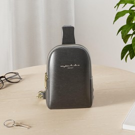 INICAT Travel Small Sling Bag Leather Crossbody Bags for Women Fanny Packs Cross Body Bag for Woman Cross Body Purses(04-brown)