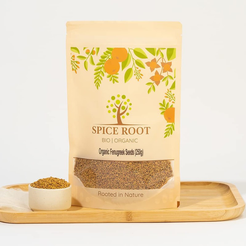 Organic Fenugreek Seeds 250g (Methi Seeds) - Certified Organic
