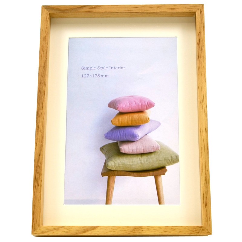 KING 70165 JK101-2L-NT Picture Frame Wood Frame 2L Natural