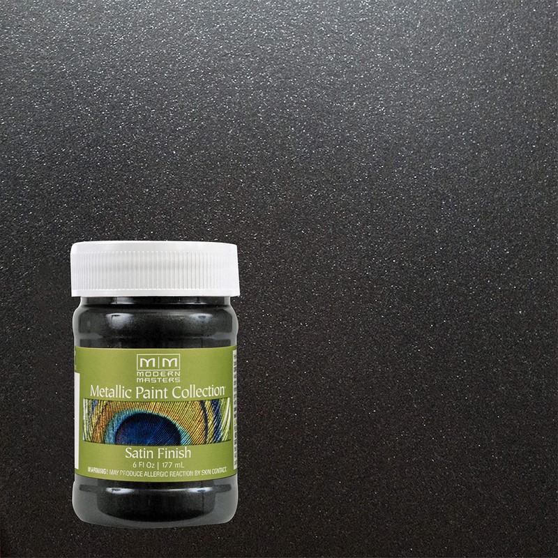6 oz Modern Masters ME700 Black Pearl Metallic Paint Collection,