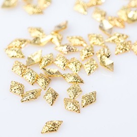Studded Metal Parts [Pearl Stone Mail Order MK] Diamond Rough About 50 Grains (0.2 x 0.8 inches (4 mm x 2 mm) Carefully Selected Parts, Handmade Accessories, Nail