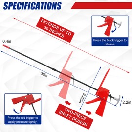 NYXOVA Adjustable Brake Pedal Depressor Tool, 28-Inch Pedal Holder for Car, Truck, and SUV – Ideal for Brake Testing, Maintenance, and RPM Control