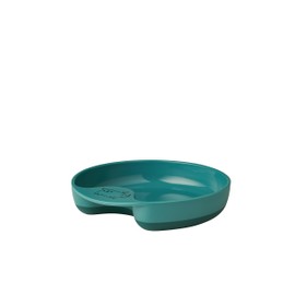 Mepal Learn to eat yourself - children's learning plate - toddler learning plate - children's tableware - dishwasher safe & BPA free - deep turquoise