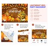 Happy Fall Y'all Backdrop 7x5ft Pumpkin Maple Leaves Thanksgiving Decor