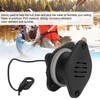 PVC Inflatable Boats Drainage Valve Corrosion Resistant Black Boat Replaceable