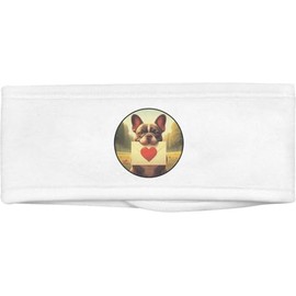 Azeeda 'Liebesbrief der französischen Bulldogge' Beauty Head Band/Haarband (HB00037694)