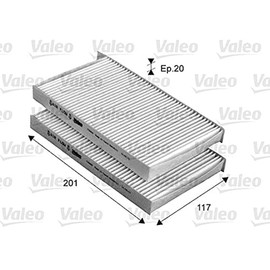 VALEO Essential 715669 Filter Cabin Air Particulate Filter (Pollen Filter) Protection Against Pollen, Dust and Bacteria