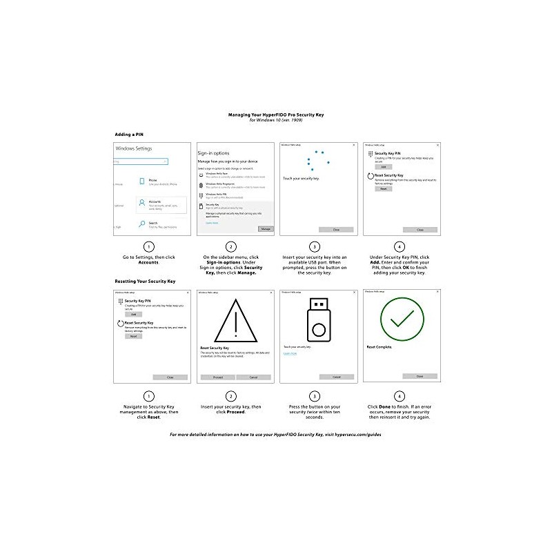 HyperFIDO Titanium PRO FIDO2 Security Key