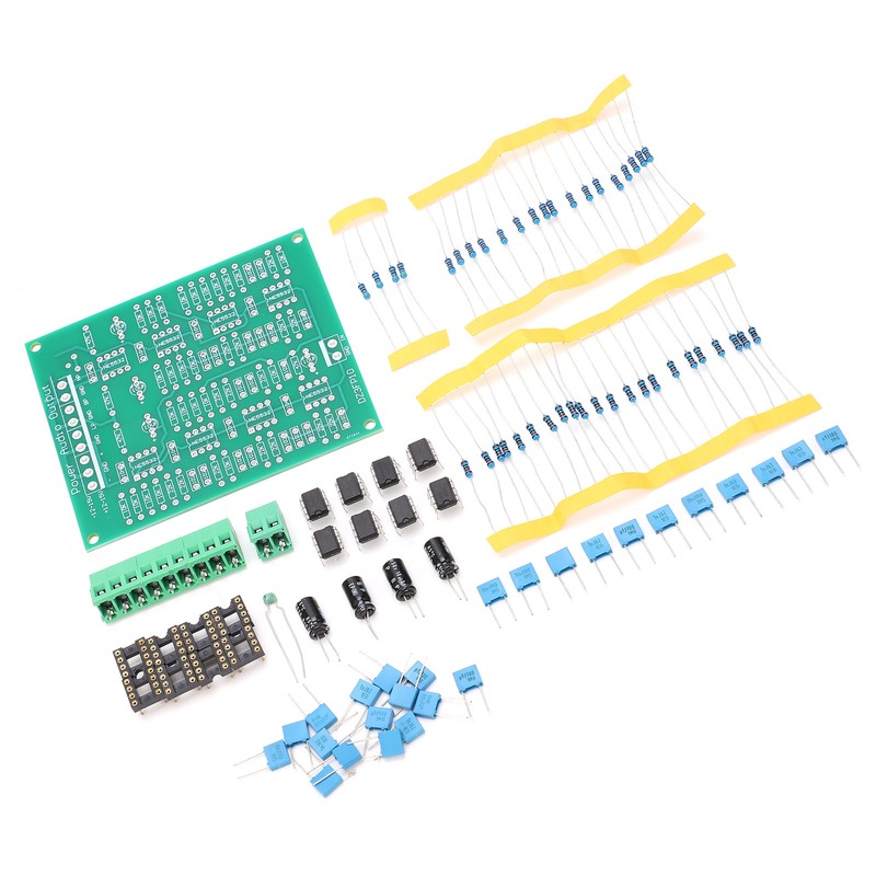 PreAmplifier Module DIY Kit 3-Channel Output NE5532 Op Amp Dual