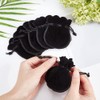Drawstring Bags, Faux Velour, Set of 10, Jewelry Pouch, Accessory
