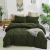 CLOTHKNOW Army Green California King Comforter Set Dark Green Bedding