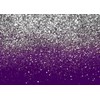 LYCGS 7x5ft Purple Bokeh Backdrop Birthday Silver Spots Bokeh Wedding