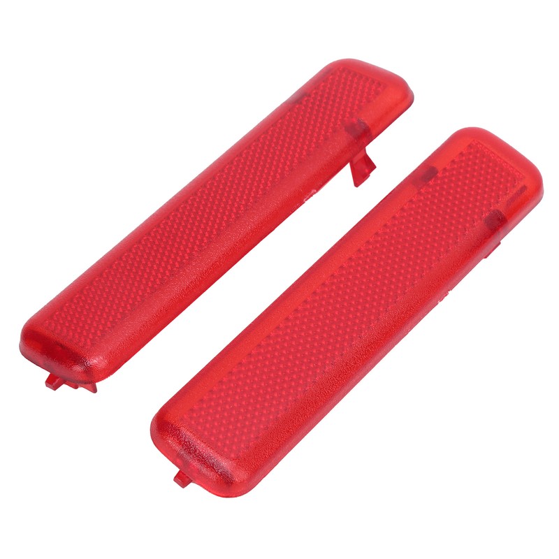 Pair Door Reflector Panel Red Interior Replacement for Silverado 1500/2500