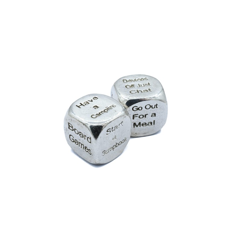 11 Year Anniversary Metal Date Dice Create a Unique 11th