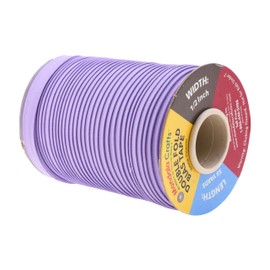 Mandala Crafts - Cinta de doble pliegue para coser - Cinta de bies de 55 yardas, doble pliegue de dobladillo de 1/2 pulgadas, cinta de encuadernación de costura lila - Cinta de encuadernación de