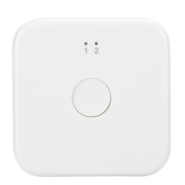 Goshyda Hdmi Splitter, ABS White Double Way Switcher, 2 In 1 Out/1 In 2 Out High Definition Split Screen Wide Compatibility HD Splitter, for TV, Projectors(white)