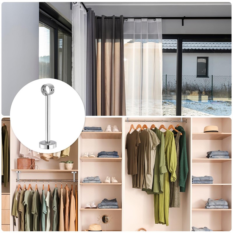 sourcing map 2 Set 9.84inch Ceiling Mount Bracket Fit 1.26inch